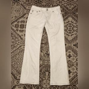 MISS ME White Embellished Bootcut Jeans JP5082W Boot